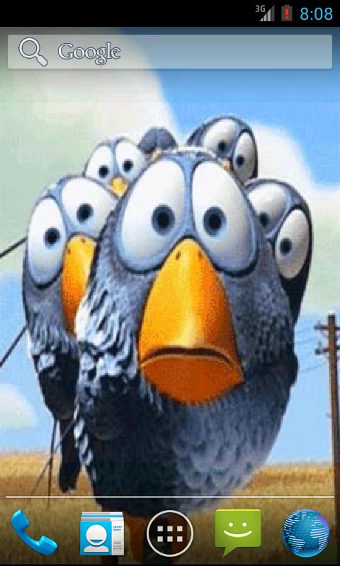 Funny Birds Live Wallpaper screenshot 3