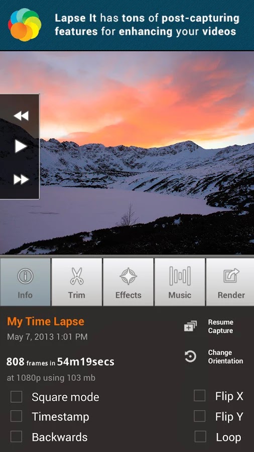 Lapse It Time Lapse Pro screenshot 3
