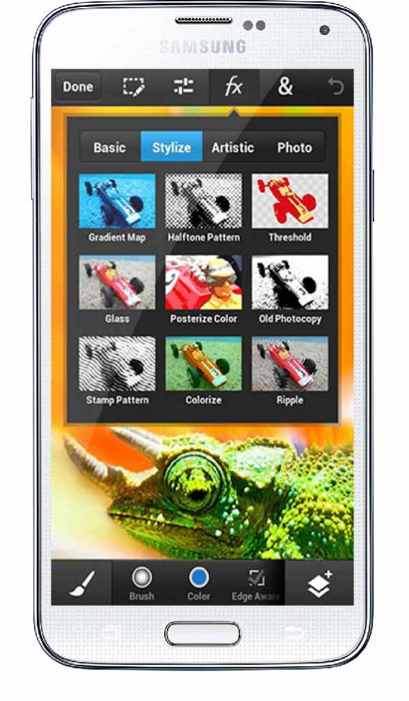 Photoshop Touch phone screenshot 2