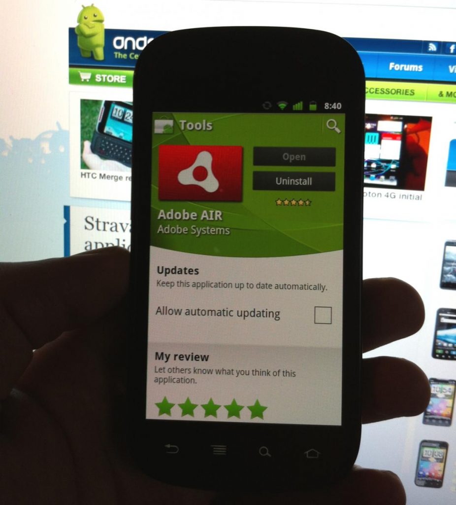 Adobe AIR screenshot 4