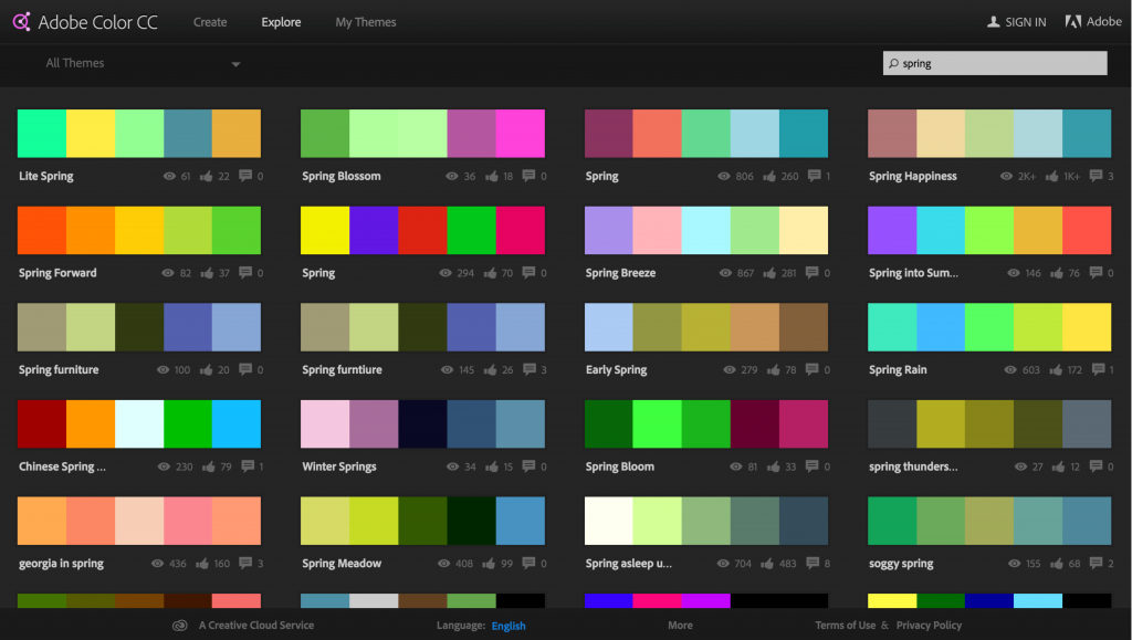 Adobe Color CC screenshot 5