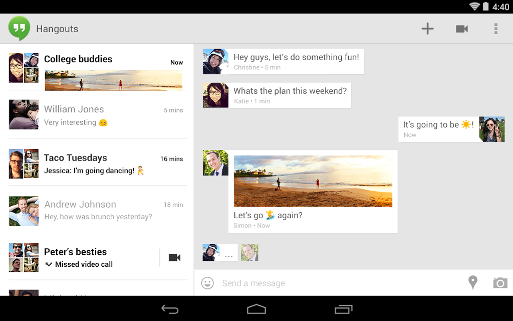 Hangouts Replaces Talk screenshot 5