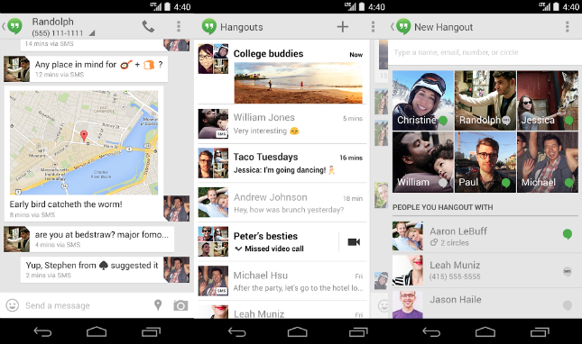 Hangouts Replaces Talk screenshot 2