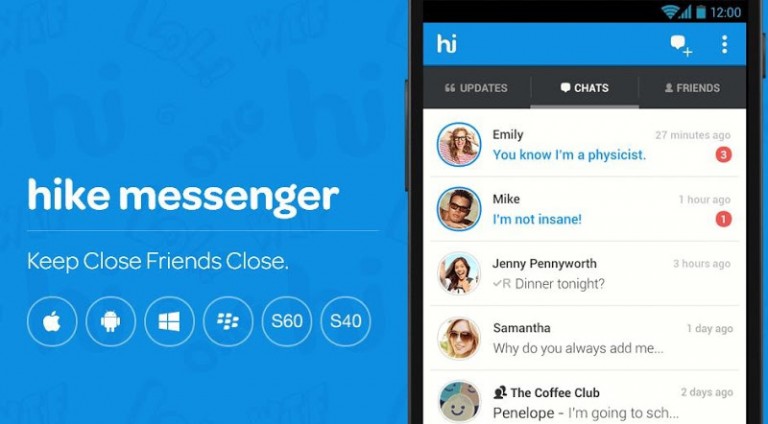 Hike Messenger App Android Free Download