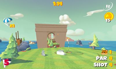 Boom Boom Hamster Golf screenshot 2