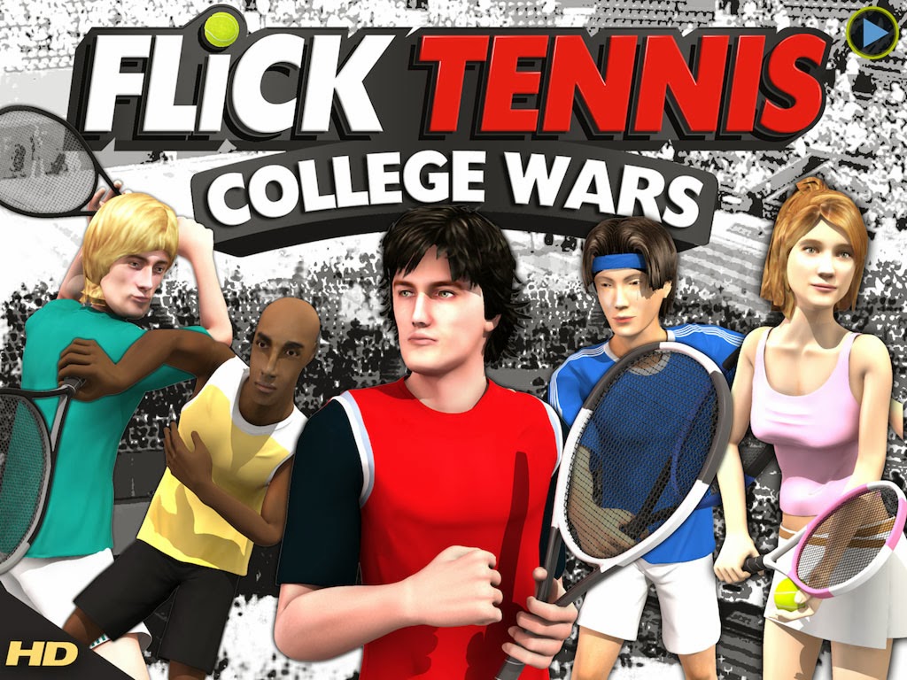 Flick Tennis College Wars Game Android Free Download