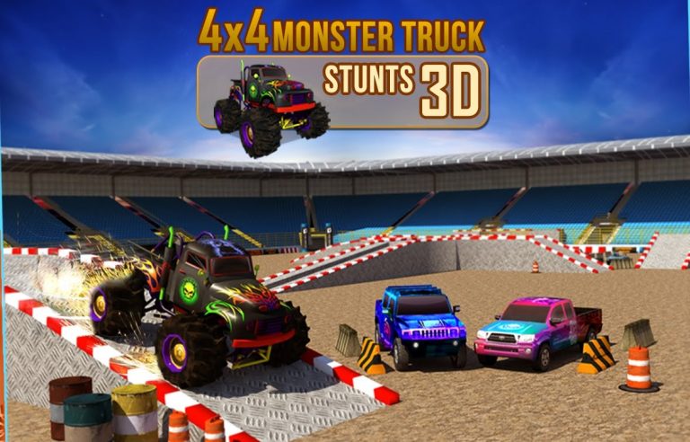 Download Monster Truck Stunt 3D Game Android Free Download