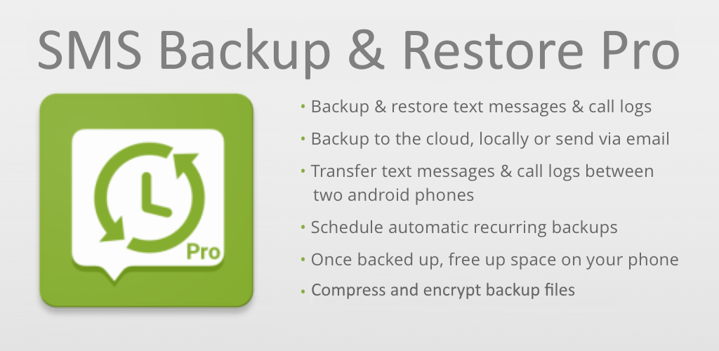 SMS Backup & Restore Pro Android Free download