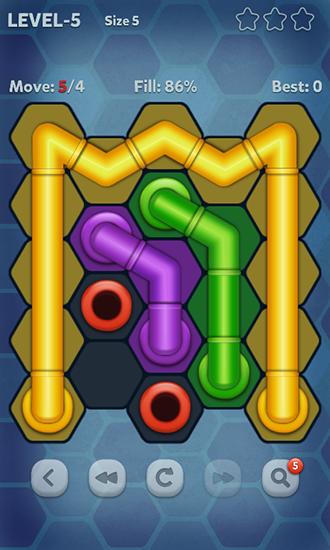 Pipe Lines Hexa screenshot 2