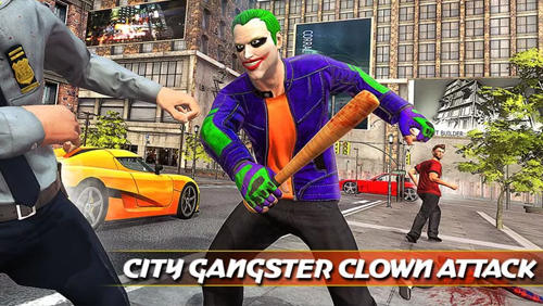 City Gangster Clown Attack 3D Game Android Free Download