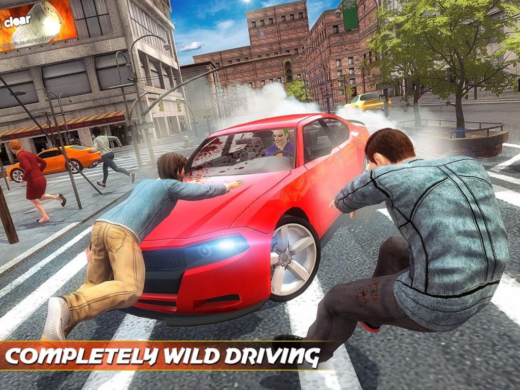 City Gangster Clown Attack 3D screenshot 2