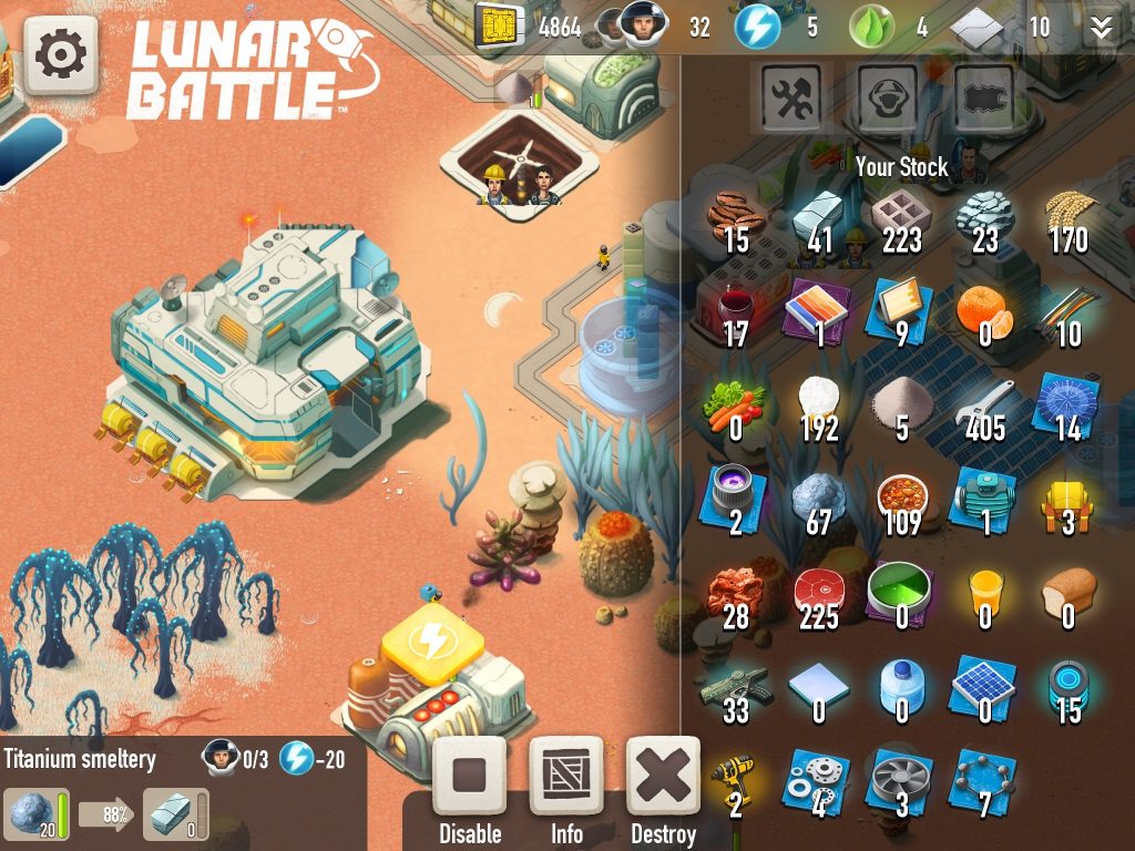 Lunar Battle screenshot 4