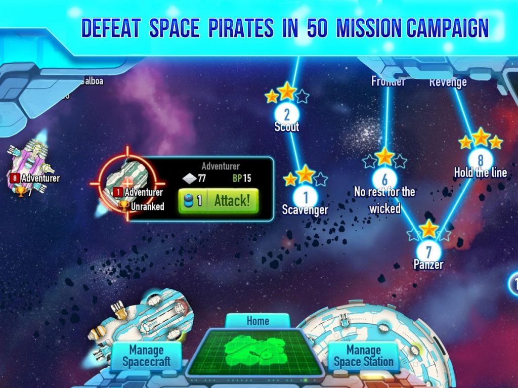 Lunar Battle screenshot 2