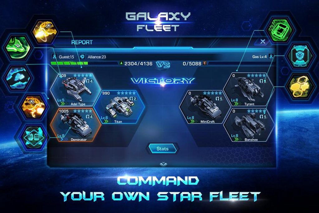 Galaxy Fleet Alliance War screenshot 4