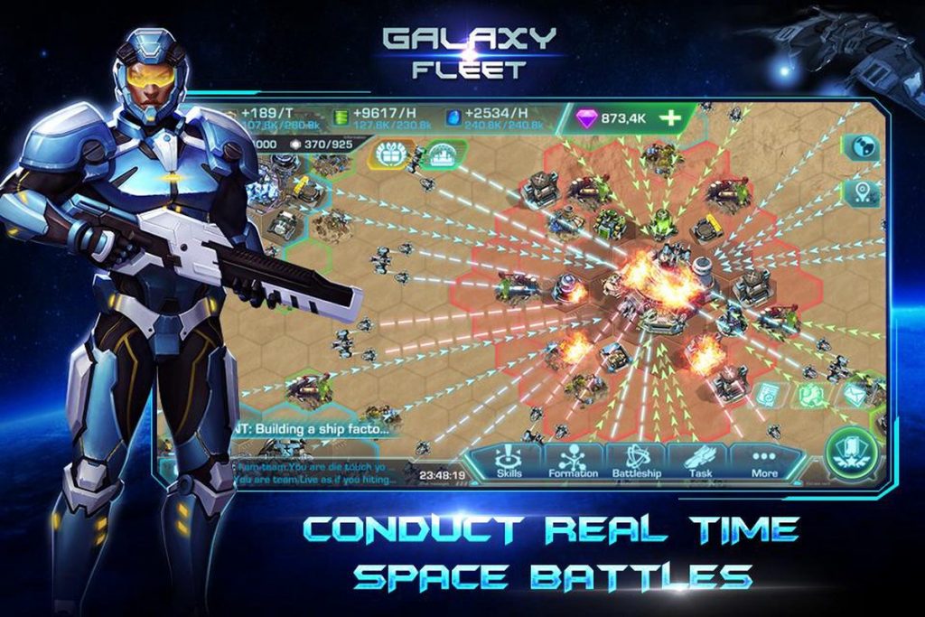 Galaxy Fleet Alliance War screenshot 3