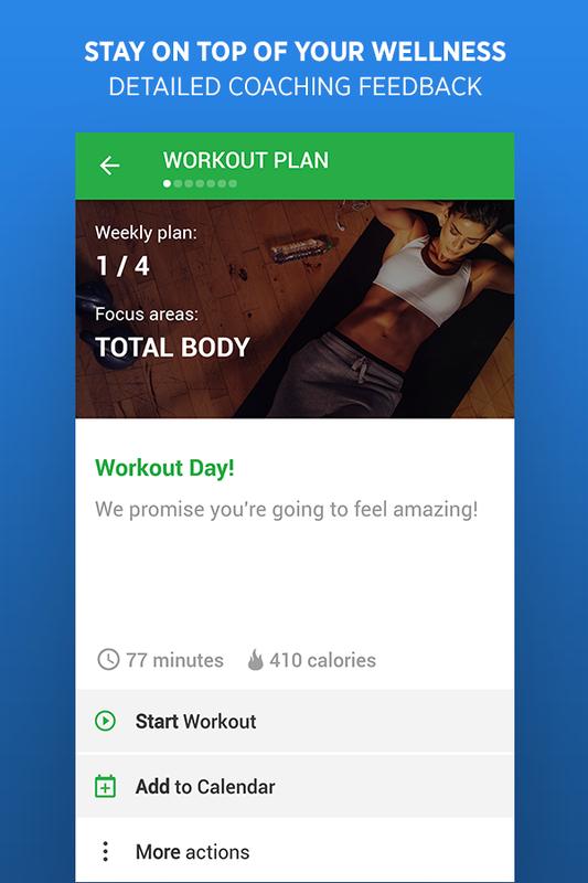 FitWell Personal Fitness Coach screenshot 4