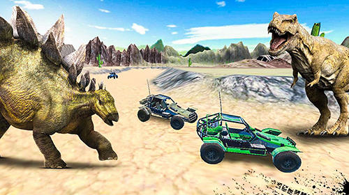Dino World Car Racing screenshot 4