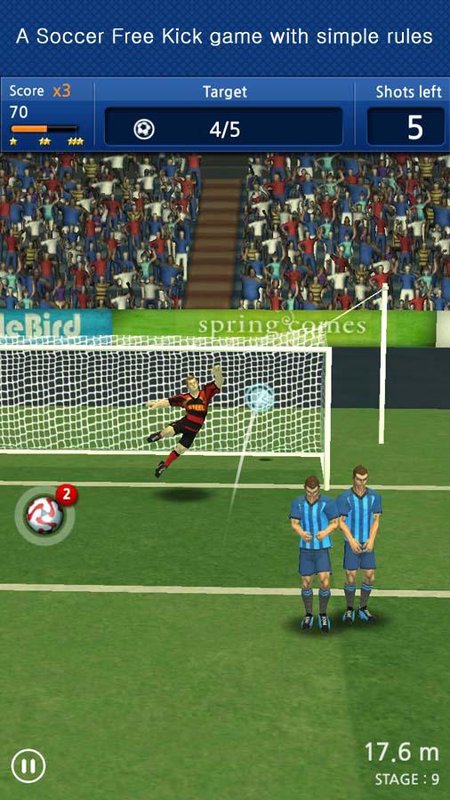 Finger soccer Football kick screenshot 3