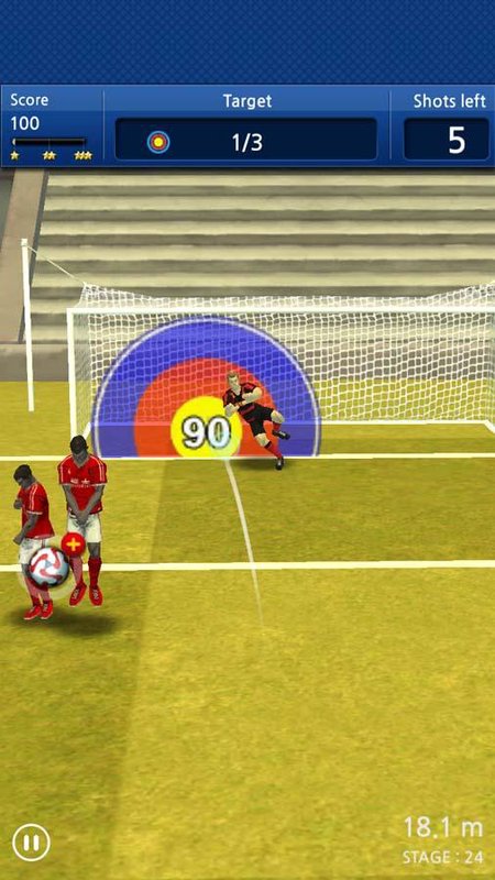 Finger soccer Football kick screenshot 2