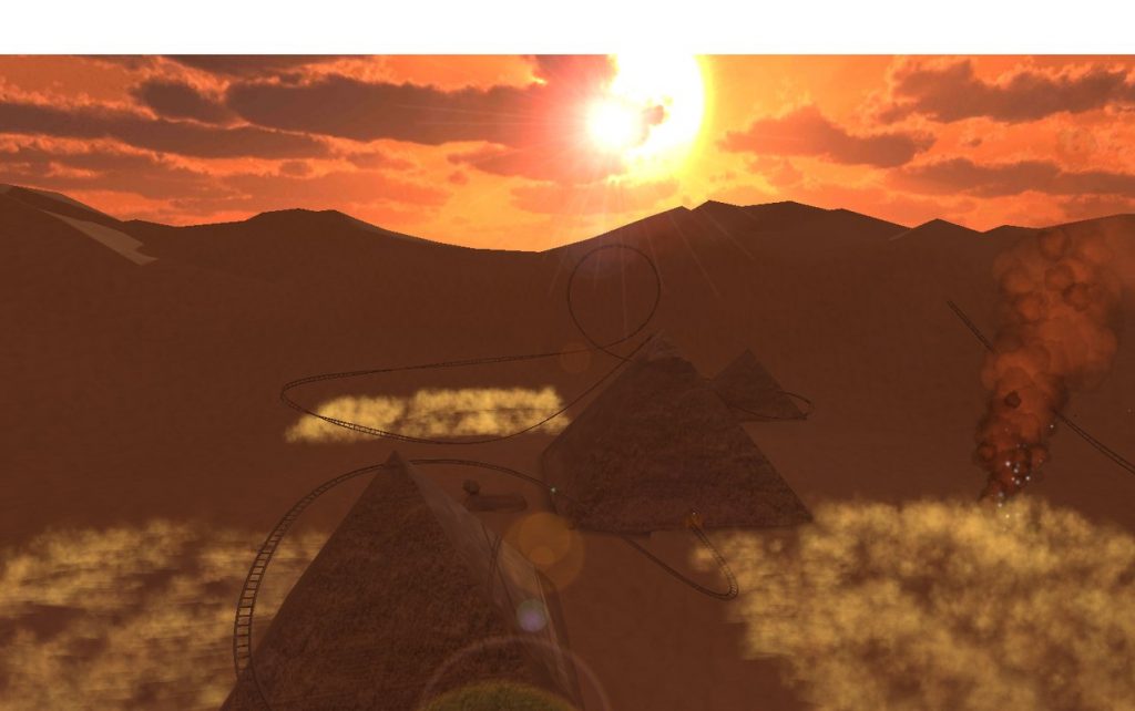 Pyramids Roller Coaster screenshot 2
