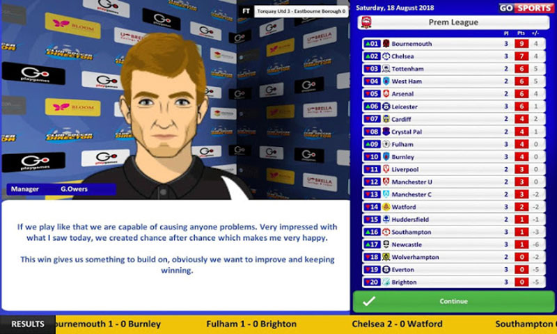 Club Soccer Director 2018 screenshot 3