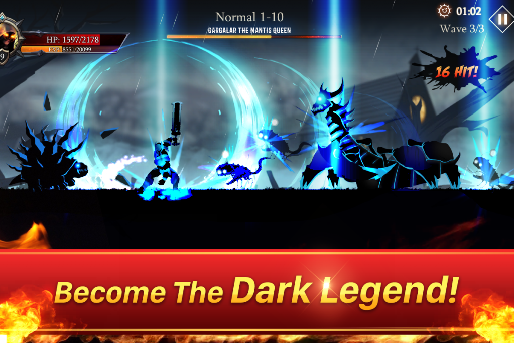 Shadow Fight Hero Dark Souls Stickman Legend screenshot 2
