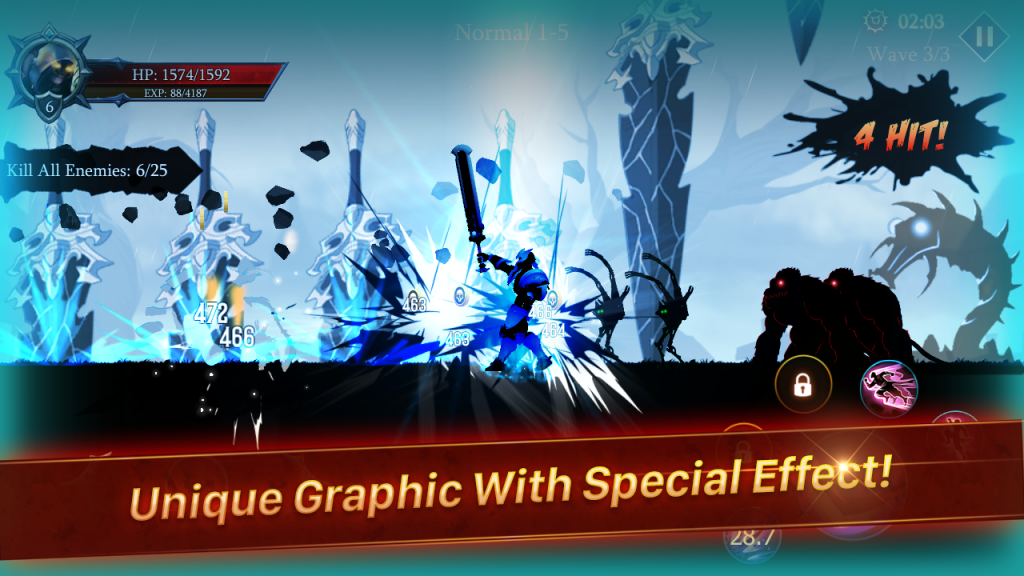 Shadow Fight Hero Dark Souls Stickman Legend screenshot 5