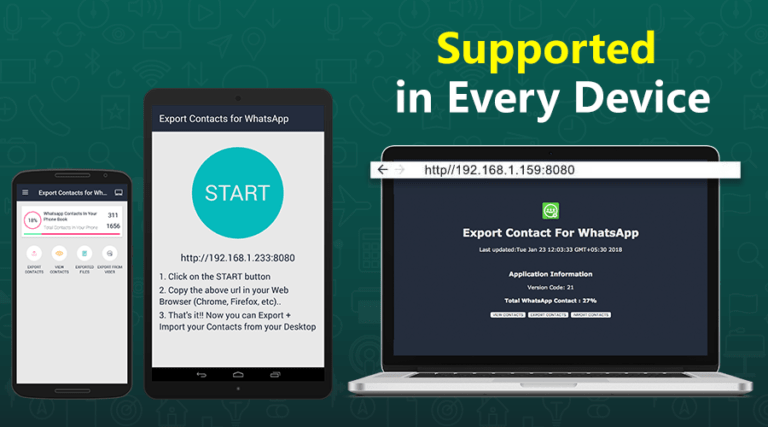 Export Contacts For WhatsApp APK Android