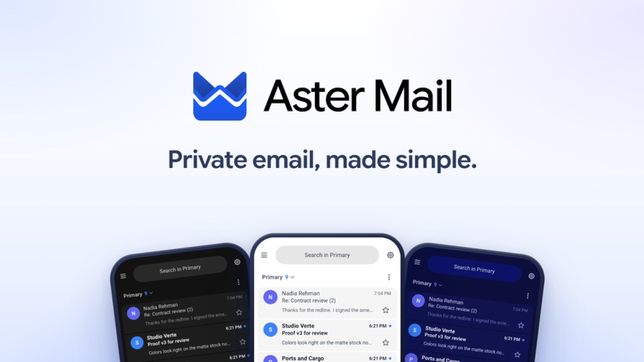 Aster Mail: Encrypted Email