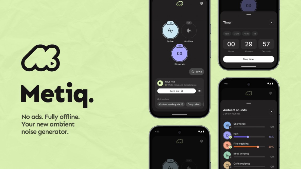 Metiq: noise & ambient sounds