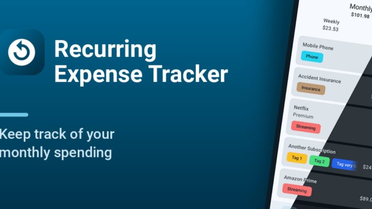 Recurring Expense Tracker App Android Free Download