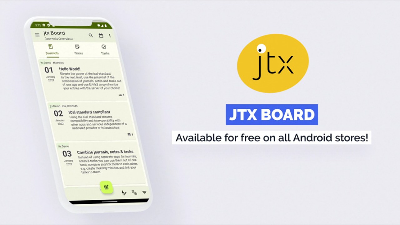 jtx Board journals|notes|tasks
