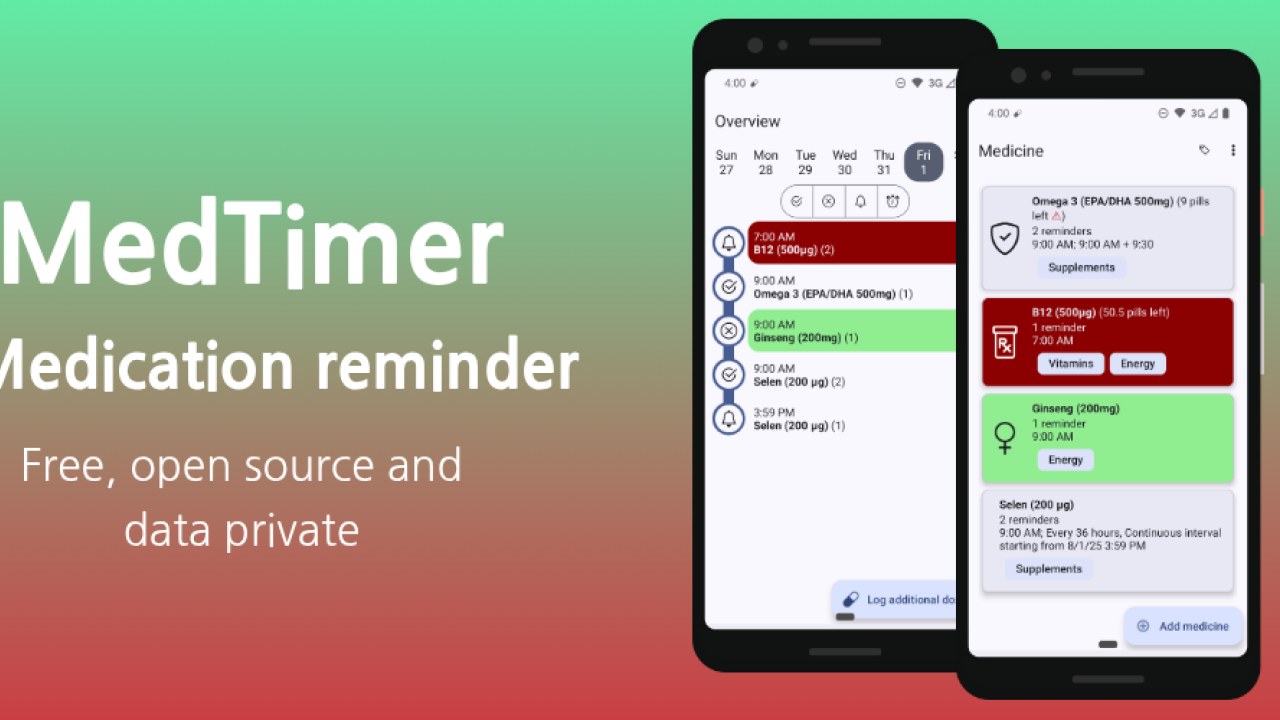 MedTimer: Med & Pill Reminder