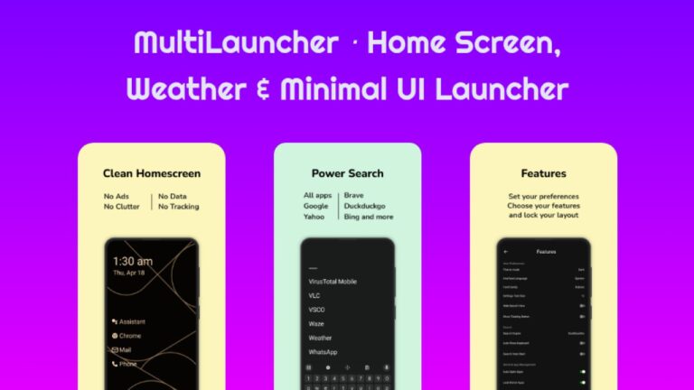 Multi Launcher ‧ Home Screen App Android Free Download