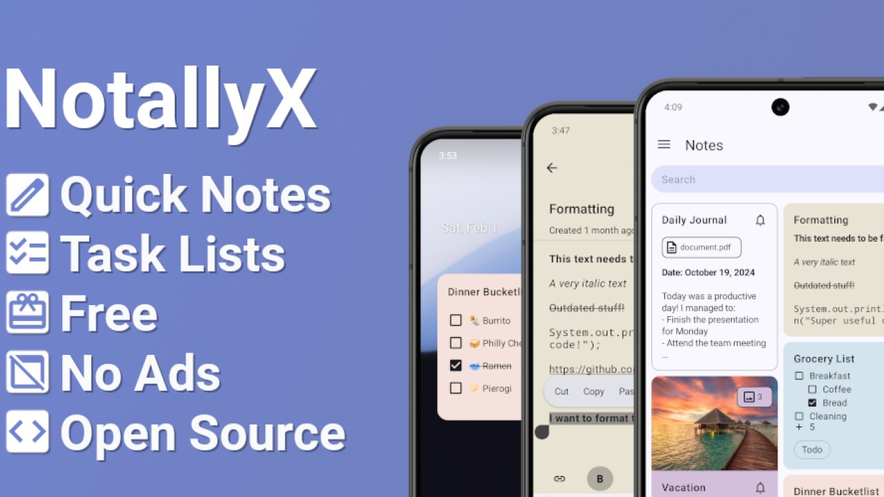 NotallyX - Quick Notes/Tasks