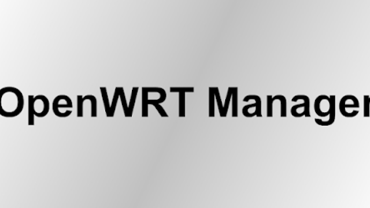 OpenWrt Manager