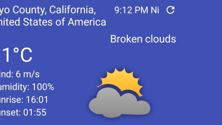 Your local weather App Android Free Download