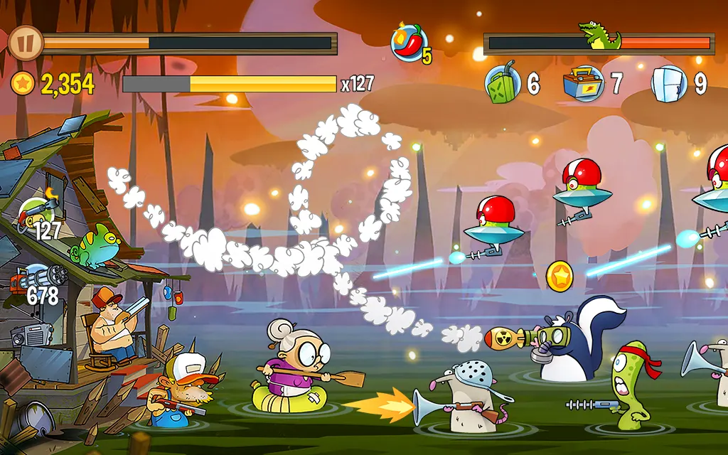 Swamp Attack screenshot 8