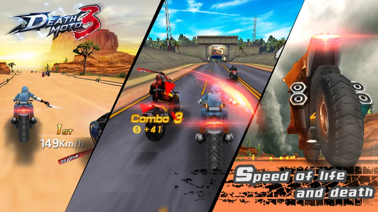 Death Moto 3 : Fighting  Rider screenshot 3