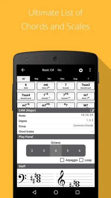 Piano Chords Companion PRO screenshot 1