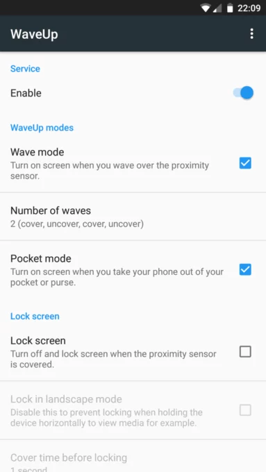 WaveUp screenshot 1
