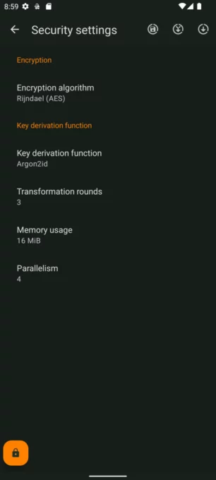 KeePassDX Passkey Vault screenshot 7