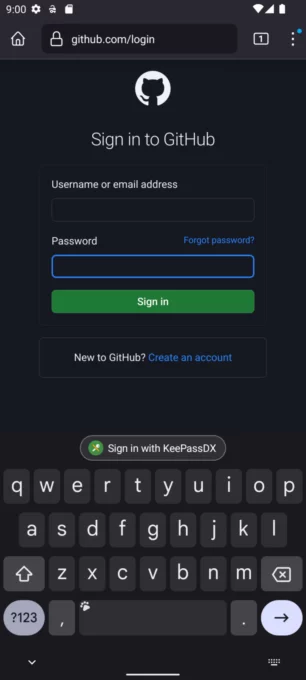KeePassDX Passkey Vault screenshot 2