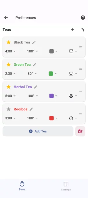 Cuppa - Tea Timer screenshot 6