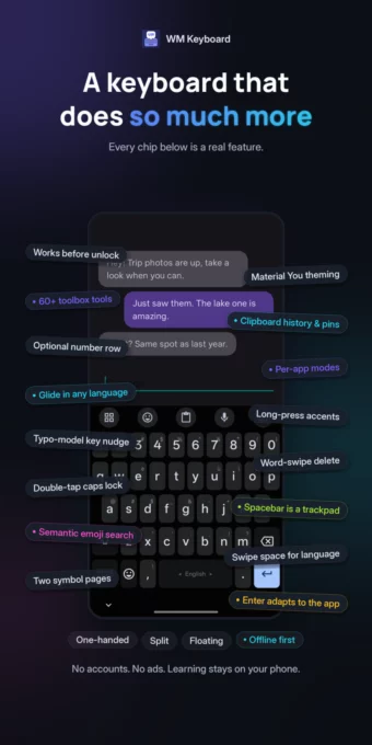 WM Keyboard screenshot 1