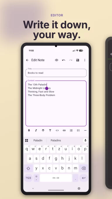 Simple Notes Sync screenshot 2