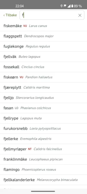 Feltbok screenshot 5