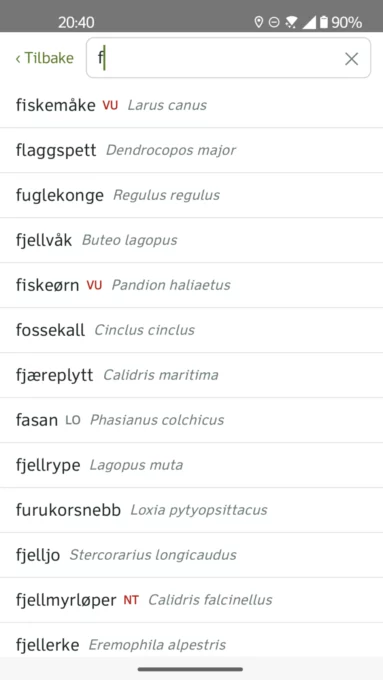 Feltbok screenshot 6