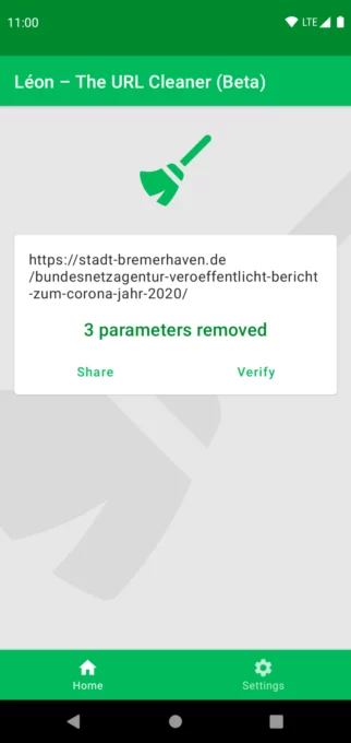 Léon – The URL Cleaner screenshot 8