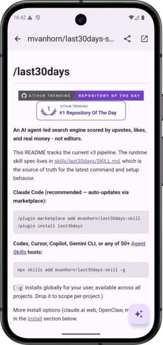 GitHub Trending & Hacker News screenshot 5
